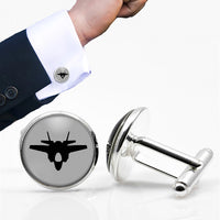 Thumbnail for Fighter Jet 35 Silhouette Designed Cuff Links