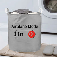 Thumbnail for Airplane Mode On Designed Laundry Baskets