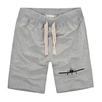 Thumbnail for Piper PA28 Silhouette Plane Designed Cotton Shorts