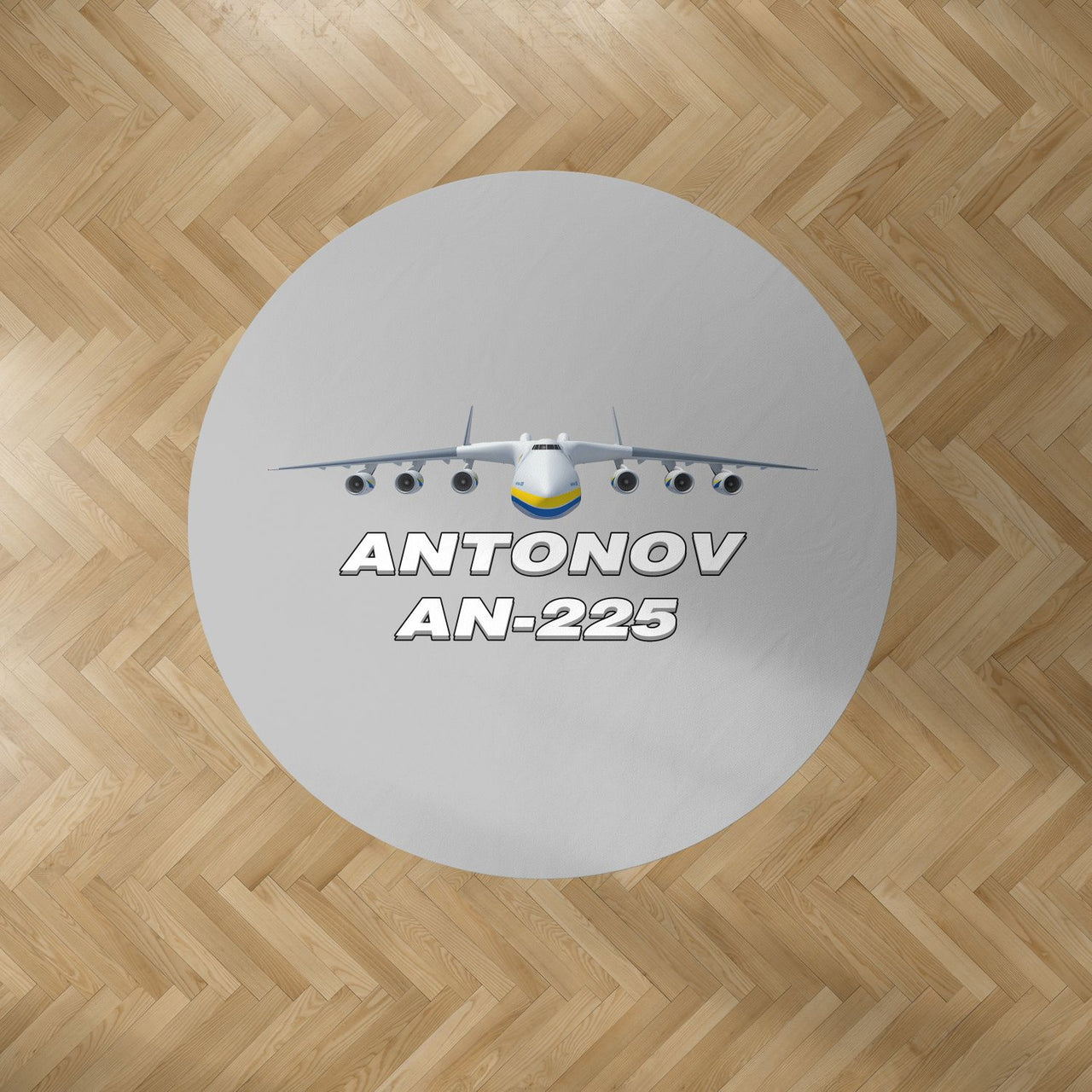 Antonov AN-225 (16) Designed Carpet & Floor Mats (Round)