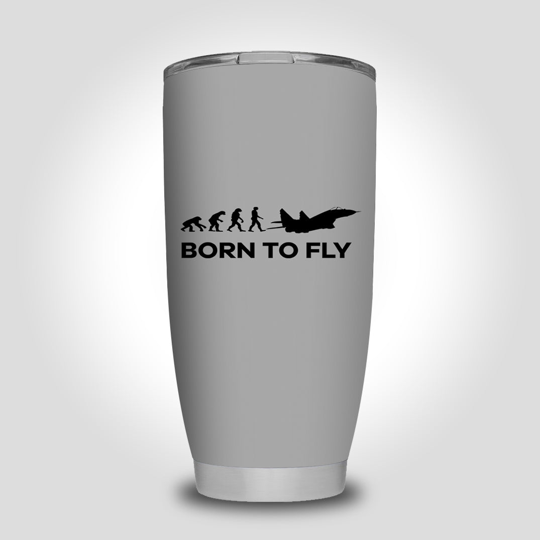Born To Fly Military Designed Tumbler Travel Mugs
