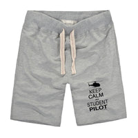 Thumbnail for Student Pilot (Helicopter) Designed Cotton Shorts