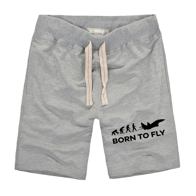Born To Fly Military Designed Cotton Shorts