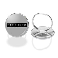 Thumbnail for Cabin Crew Text Designed Rings