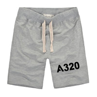 Thumbnail for A320 Flat Text Designed Cotton Shorts