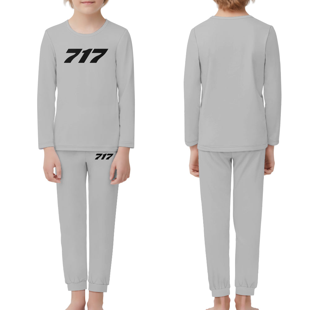717 Flat Text Designed "Children" Pijamas