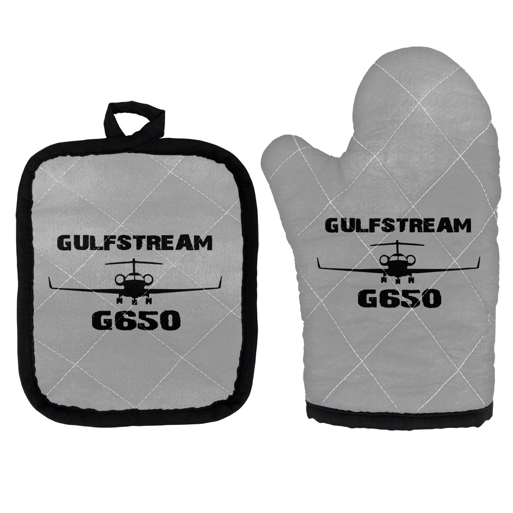 Gulfstream G650 & Plane Designed Kitchen Glove & Holder