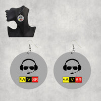 Thumbnail for AV8R 2 Designed Wooden Drop Earrings