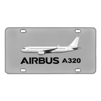 Thumbnail for The Airbus A320 Designed Metal (License) Plates