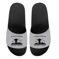 Thumbnail for Air Traffic Controllers - We Rule The Sky Designed Sport Slippers