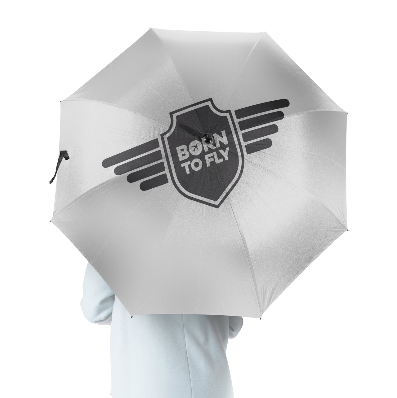 Born To Fly & Badge Designed Umbrella