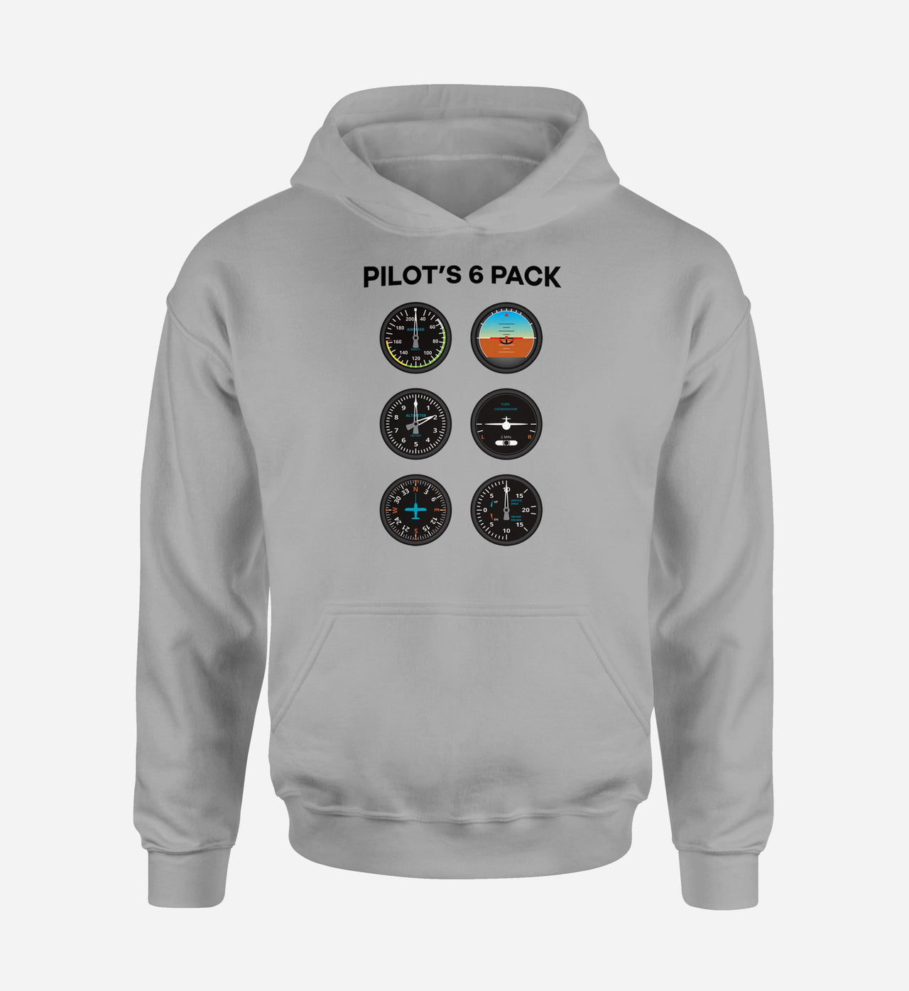 Pilot's 6 Pack Designed Hoodies
