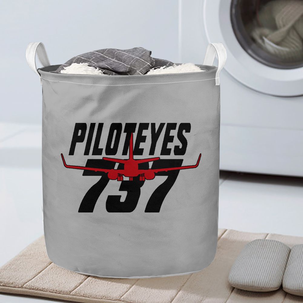 Amazing Piloteyes737 Designed Laundry Baskets