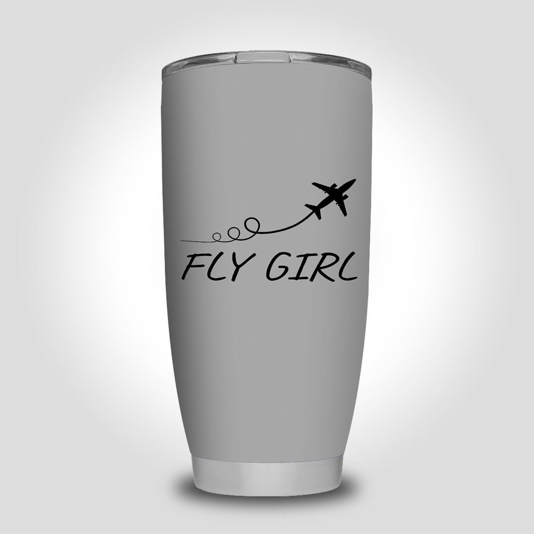 Just Fly It & Fly Girl Designed Tumbler Travel Mugs