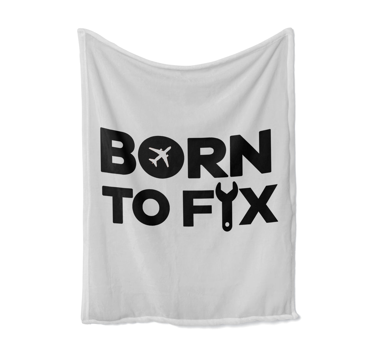 Born To Fix Airplanes Designed Bed Blankets & Covers