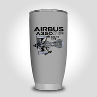 Thumbnail for Airbus A350 & Trent Wxb Engine Designed Tumbler Travel Mugs