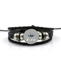 Thumbnail for The McDonnell Douglas F15 Designed Leather Bracelets