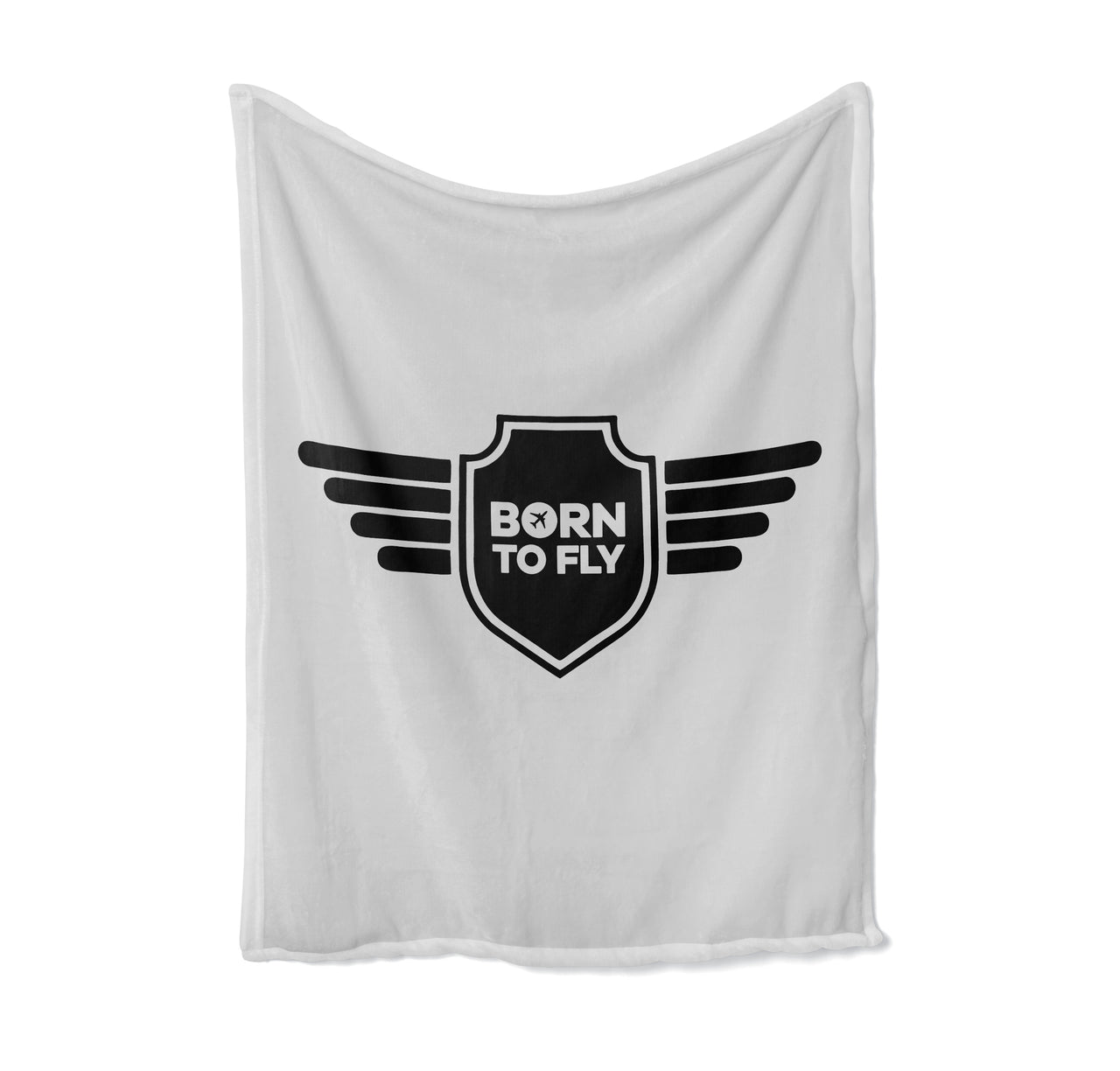Born To Fly & Badge Designed Bed Blankets & Covers