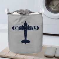 Thumbnail for Eat Sleep Fly & Propeller Designed Laundry Baskets
