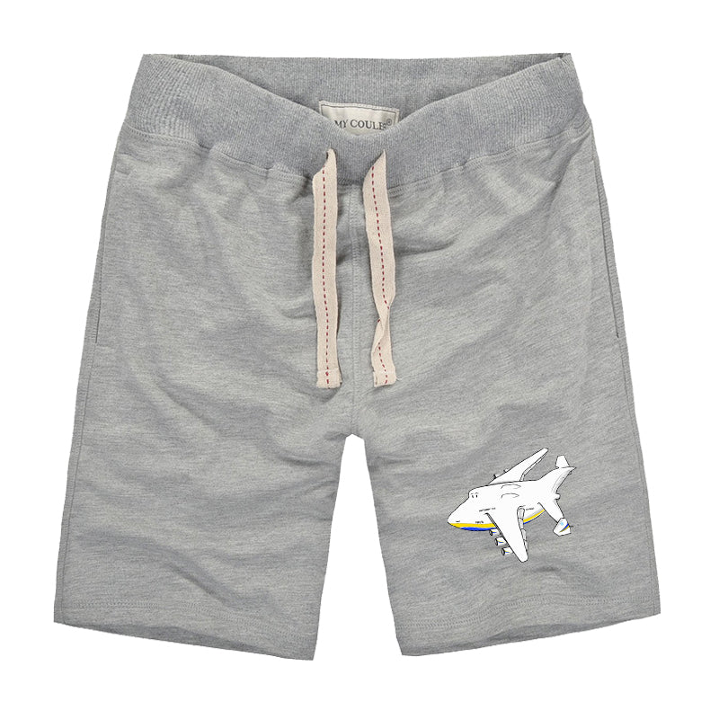 Antonov AN-225 Mriya Designed Cotton Shorts