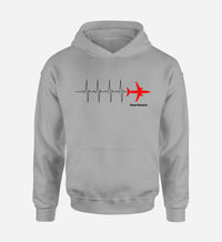 Thumbnail for Aviation Heartbeats Designed Hoodies
