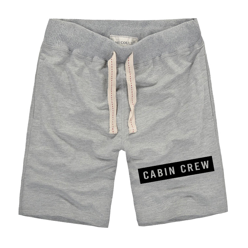 Cabin Crew Text Designed Cotton Shorts