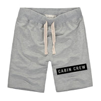Thumbnail for Cabin Crew Text Designed Cotton Shorts