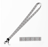 Thumbnail for Airplane Shape Aviation Alphabet Designed Lanyard & ID Holders