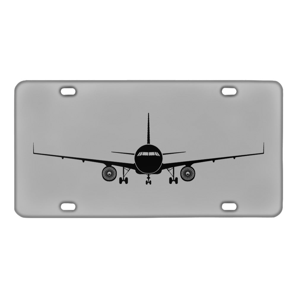 Airbus A320 Silhouette Designed Metal (License) Plates