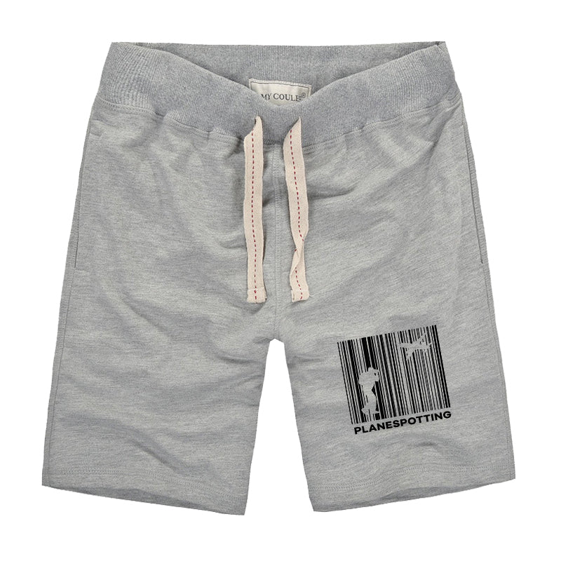 Planespotting Designed Cotton Shorts