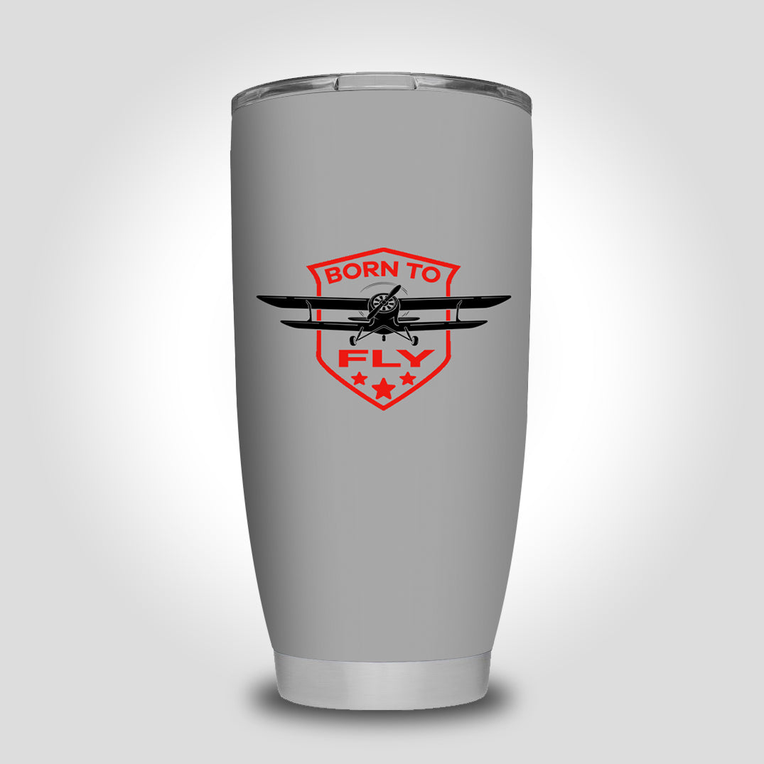 Born To Fly Designed Designed Tumbler Travel Mugs