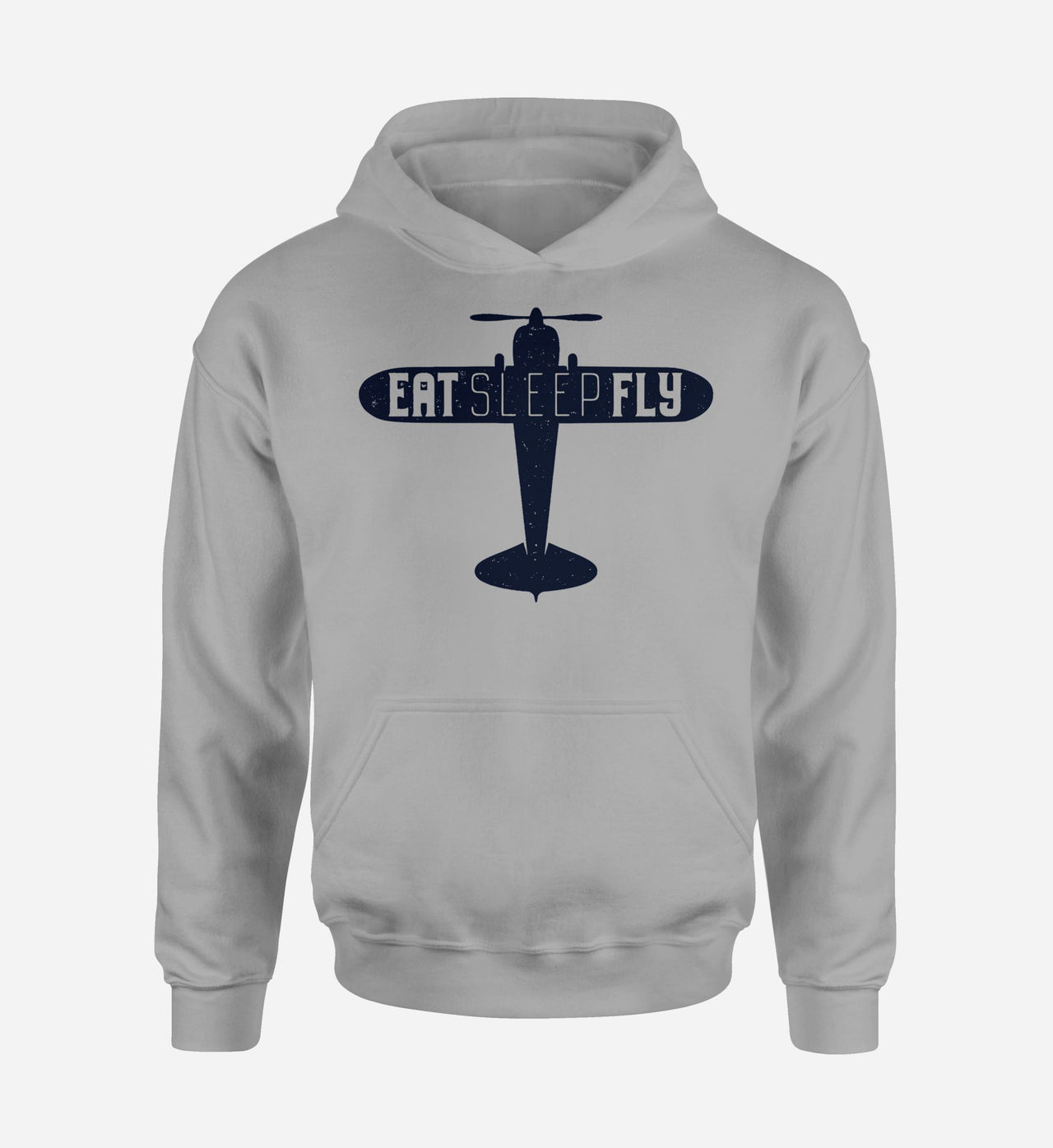 Eat Sleep Fly & Propeller Designed Hoodies