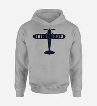 Thumbnail for Eat Sleep Fly & Propeller Designed Hoodies