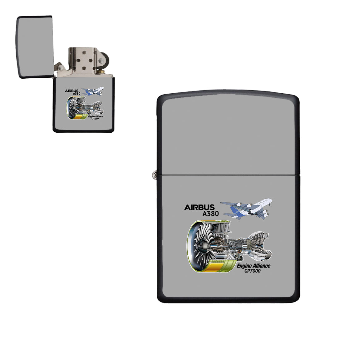 Airbus A380 & GP7000 Engine Designed Metal Lighters