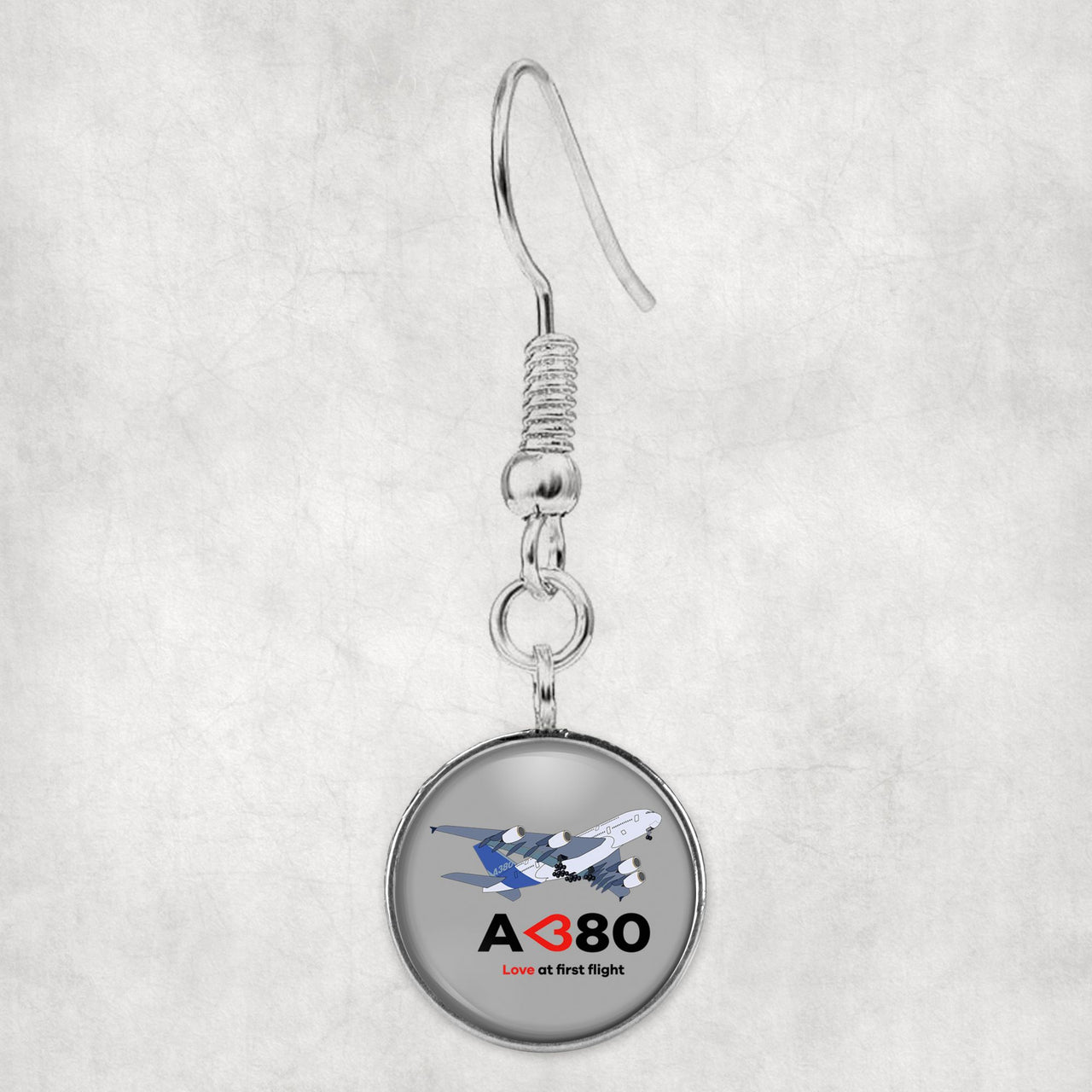Airbus A380 Love at first flight Designed Earrings