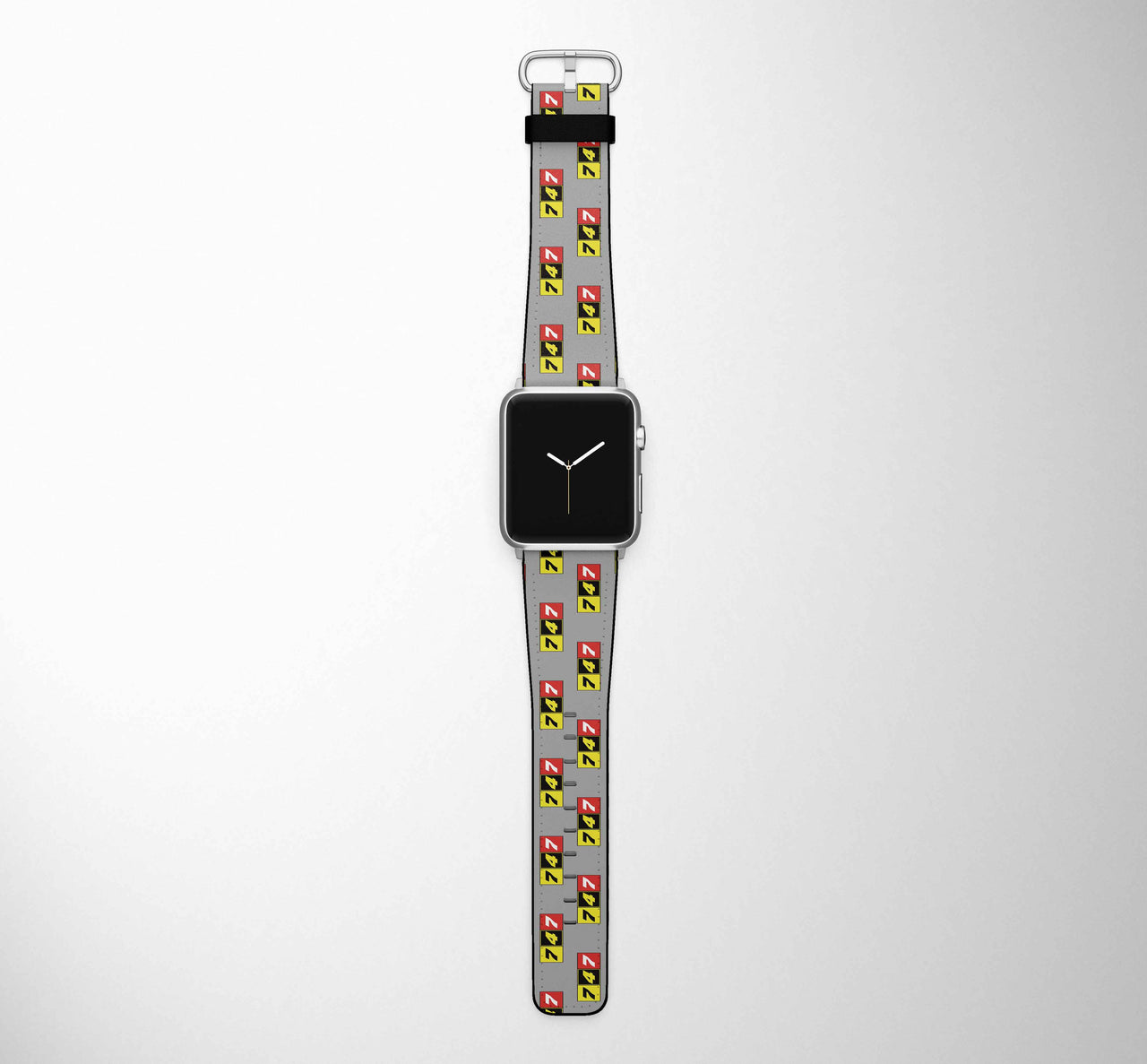 Flat Colourful 747 Designed Leather Apple Watch Straps