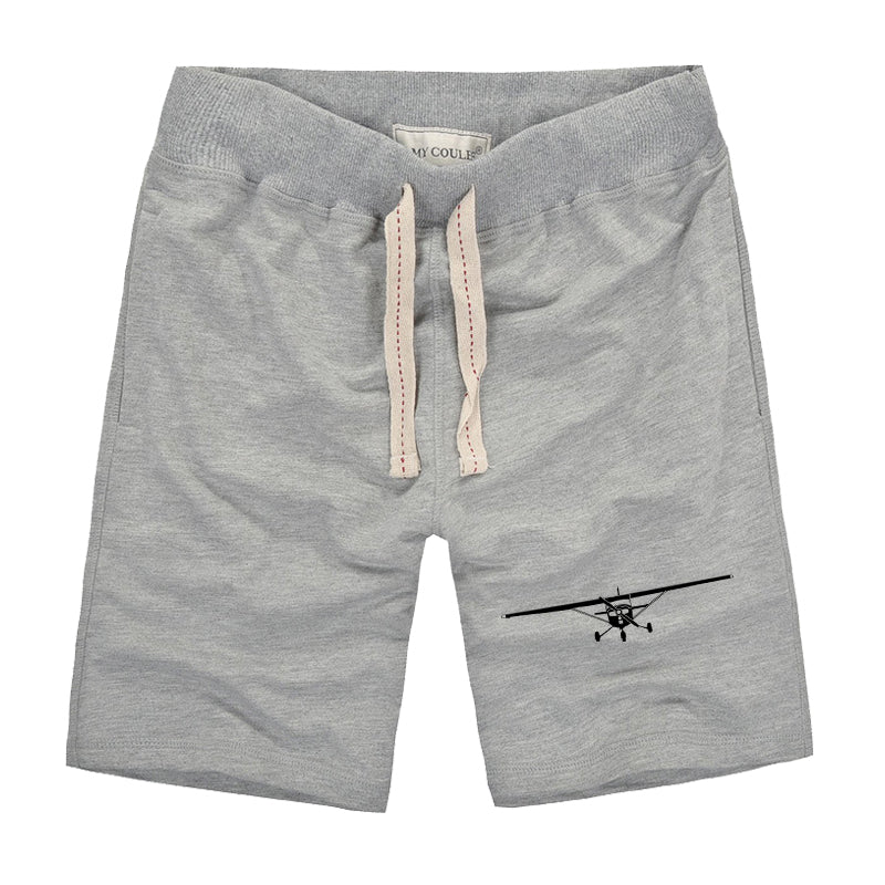 Cessna 172 Silhouette Designed Cotton Shorts
