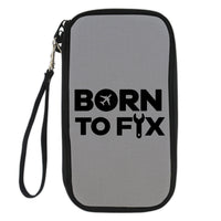 Thumbnail for Born To Fix Airplanes Designed Travel Cases & Wallets