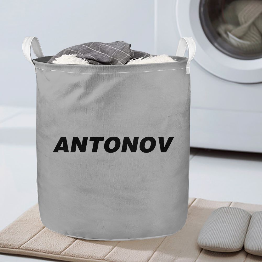 Antonov & Text Designed Laundry Baskets