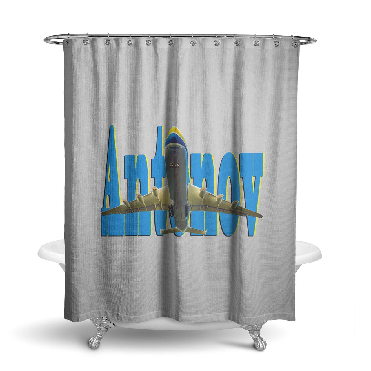 Antonov AN-225 (24) Designed Shower Curtains