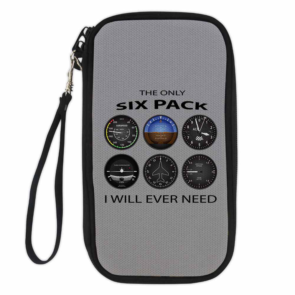 The Only Six Pack I Will Ever Need Designed Travel Cases & Wallets