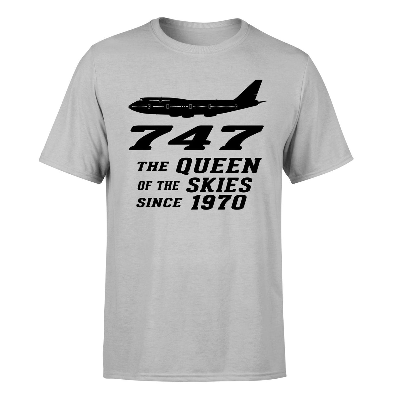 Boeing 747 - Queen of the Skies (2) Designed T-Shirts