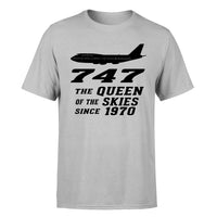 Thumbnail for Boeing 747 - Queen of the Skies (2) Designed T-Shirts