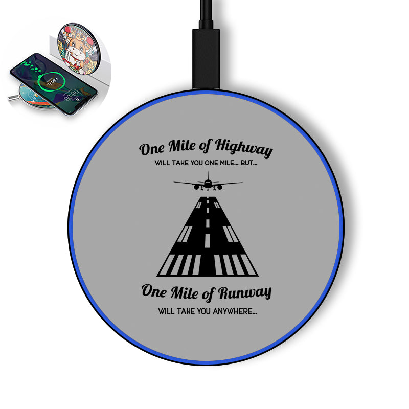 One Mile of Runway Will Take you Anywhere Designed Wireless Chargers