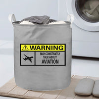 Thumbnail for Warning May Constantly Talk About Aviation Designed Laundry Baskets