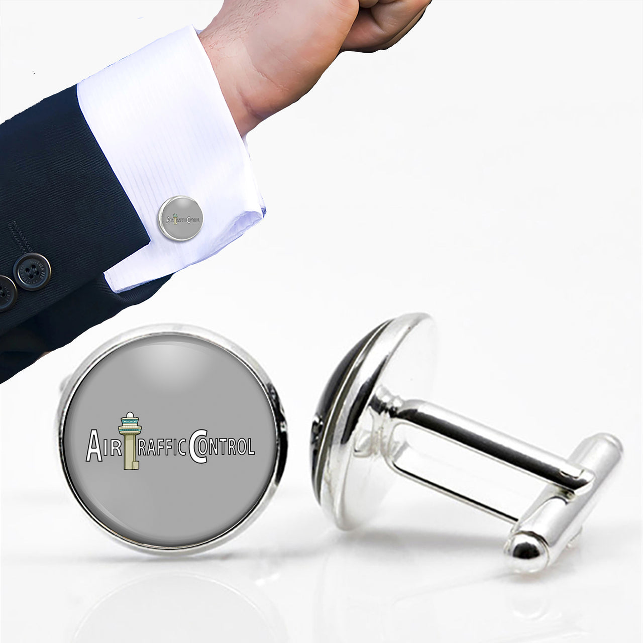 Air Traffic Control Designed Cuff Links