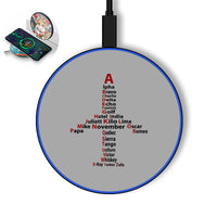 Thumbnail for Airplane Shape Aviation Alphabet Designed Wireless Chargers