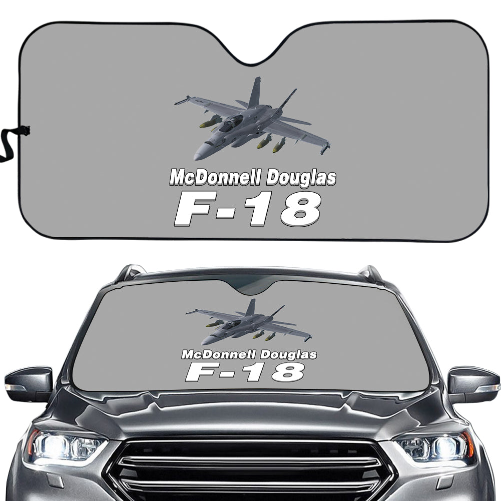 The McDonnell Douglas F18 Designed Car Sun Shade
