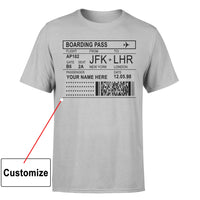 Thumbnail for Customizable BOARDING PASS Designed T-Shirts