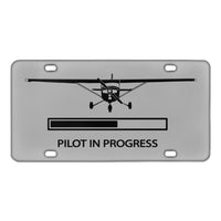 Thumbnail for Pilot In Progress (Cessna) Designed Metal (License) Plates